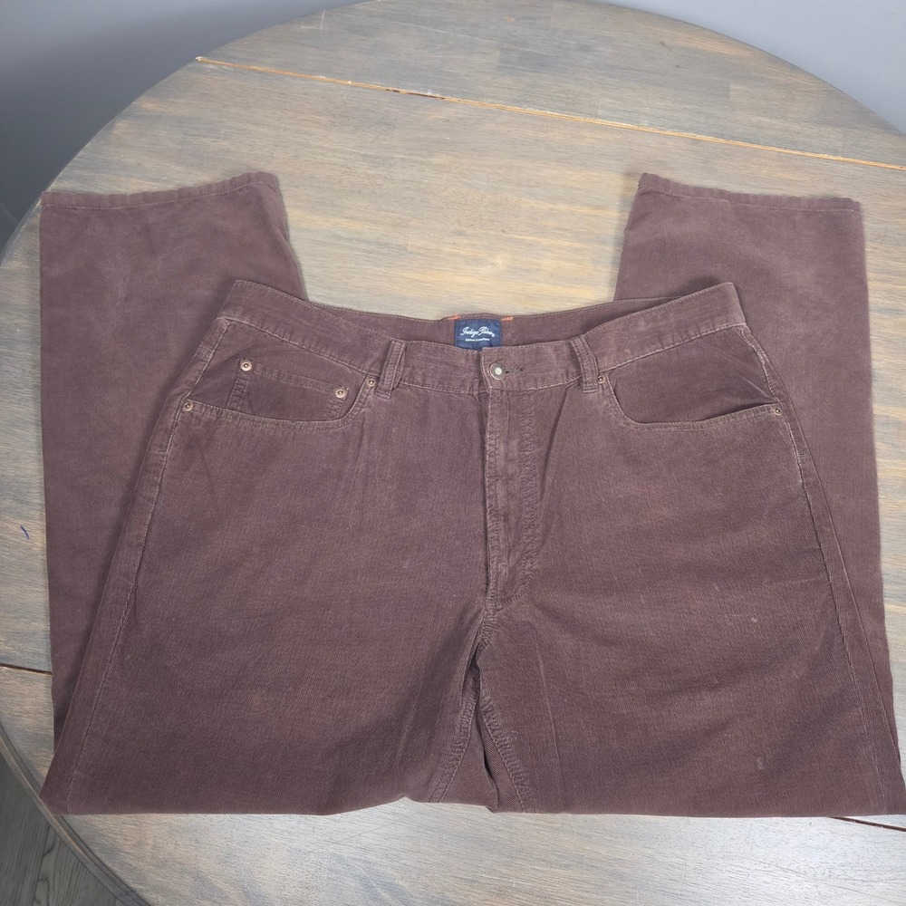 Indigo Palms Tommy Bahama Men 40x30 Corduroy Pants Classic Fit Chocolate Brown